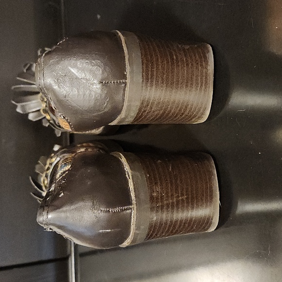 Rebels Brown Plaid Shoes - Picture 2 of 5